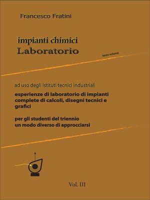 cover image of Laboratorio di Impianti Chimici Volume3
